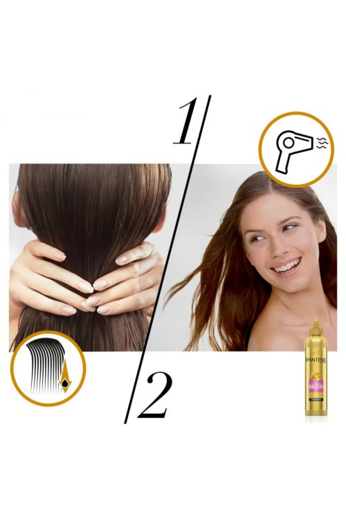 آبرسانی ساقه مو درخشان کننده مو حفظ کننده حالت مو نرم کننده مو ضد مو خوره ضد خشکی پانتن Pantene کرم مو آبرسان موی فر