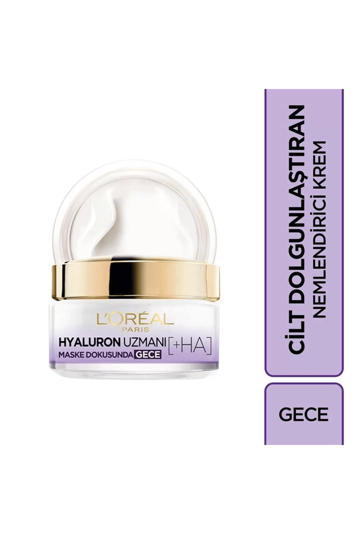 آبرسانی قوی کاهش دهنده چین و چروک صاف کننده پوست لورال پاریس L'Oreal Paris کرم شب هیالورونیک اسید