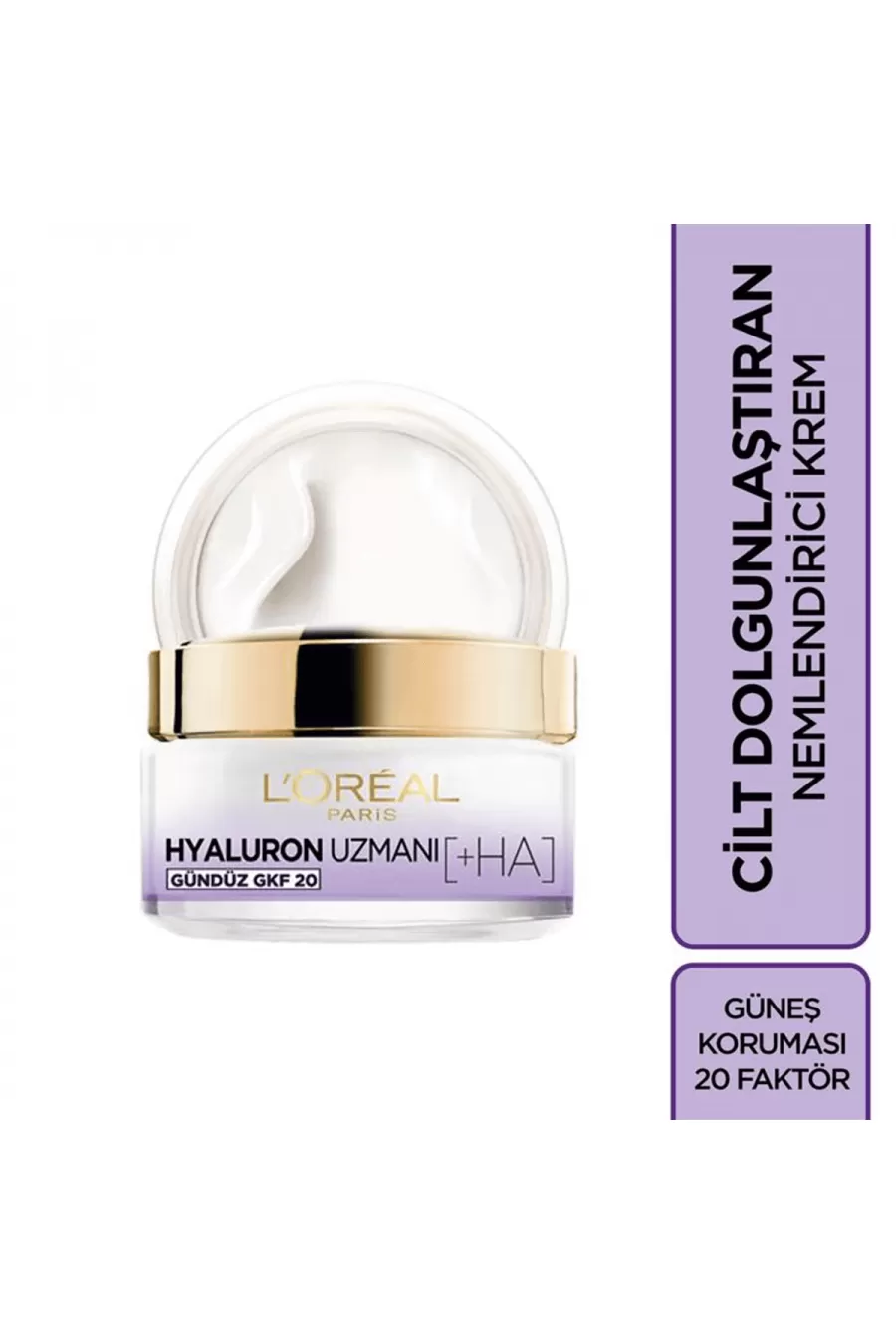 حاوی spf 20 آبرسان قوی کاهش دهنده چین و چروک لورال پاریس L'Oreal Paris آبرسان روز هیالورونیک اسید