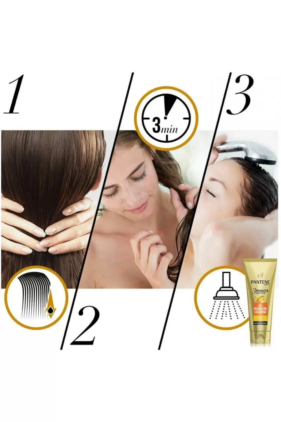 ضد ریزش  نرم کننده مو ۳ دقیقه ای آبرسان برای مو های مات و ضعیف پانتن Pantene نرم کننده مو ضد ریزش
