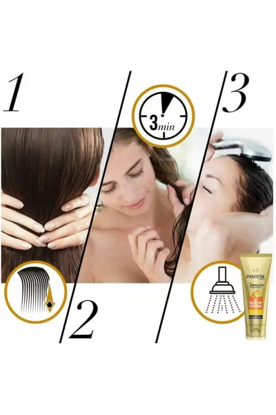ضد ریزش  نرم کننده مو ۳ دقیقه ای آبرسان برای مو های مات و ضعیف پانتن Pantene نرم کننده مو ضد ریزش