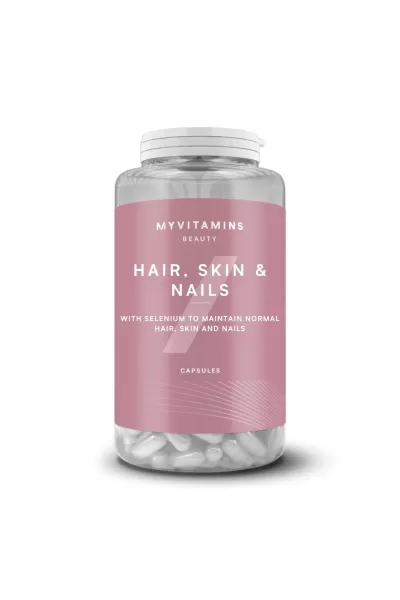 حاوی 60 عدد قرص حاوی زینک ویتامین  C بایوتن سلنیوم مای ویتامین MYVITAMINS مکمل مو ناخن پوست