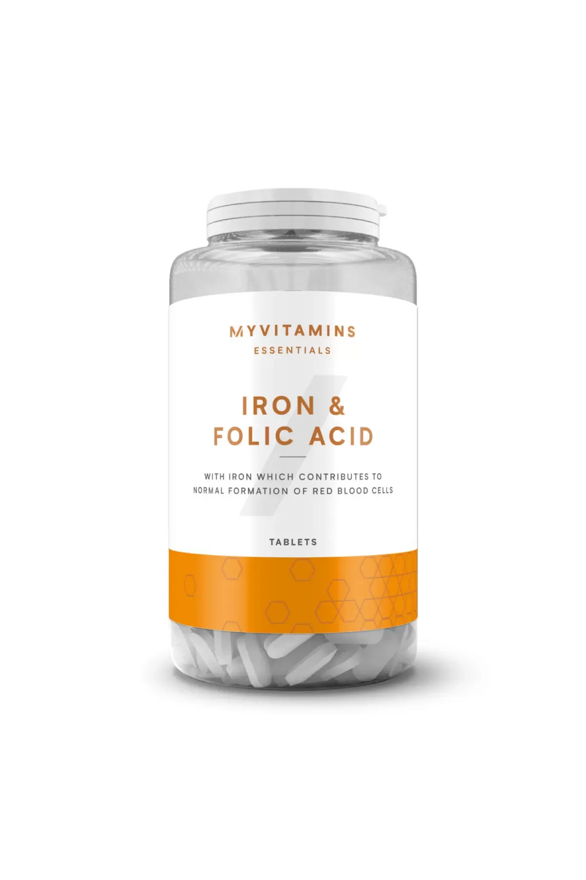 حاوی آهن،فولیک اسید،ویتامین C،ویتامین B2،ویتامین A مای ویتامین MYVITAMINS قرص آهن و فولیک اسید