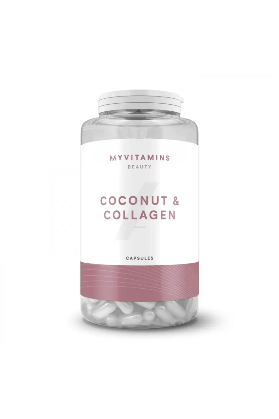 حاوی ویتامین C برای جذب بهتر کلاژن مای ویتامین MYVITAMINS مکمل ۱۸۰ تایی نارگیل و  کلاژن