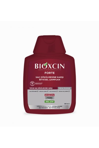 فرمولاسیون حاوی مواد گیاهی   انواع ویتامین ها و مواد معدنی جلوگیری و ‌قطع کامل ریزش موها مناسب انواع مو ضخیم شدن تارهای مو افزایش رشد و پر پشتی و مقاومت تارهای مو بلند شدن سالم موها تقویت و ‌تغذیه پوست سر و افزایش سلامت آن بدون‌پارابن و فتالات بیوکسین BIOXCIN شامپو ضد ریزش