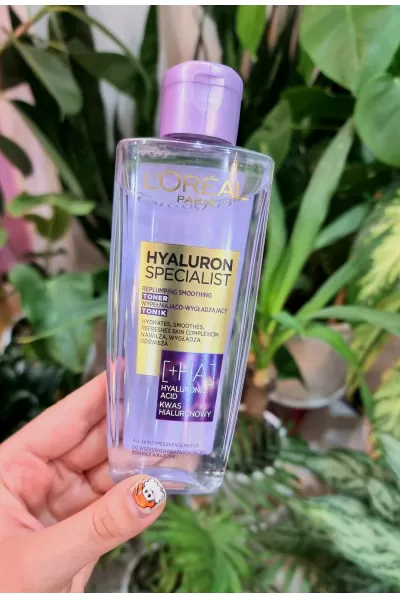 حاوی هیالورونیک اسید آبرسانی و مرطوب کننده پوست مناسب برای انواع پوست ها لورال پاریس L'Oreal Paris تونر هیالورونیک اسید