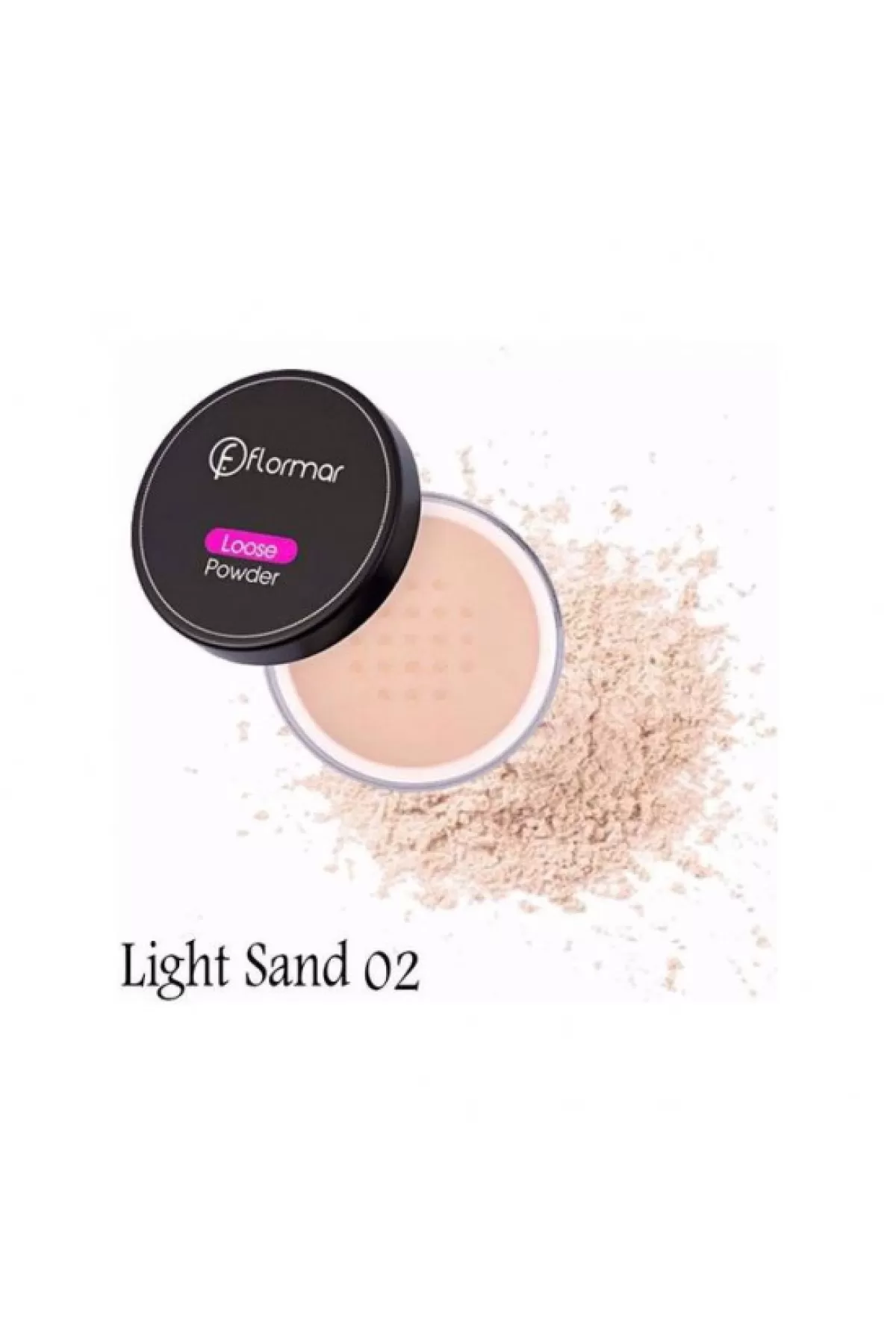 LOOSE POWDER LIGHT SAND 002 فلورمار Flormar پودر بیک 02 Light Sand