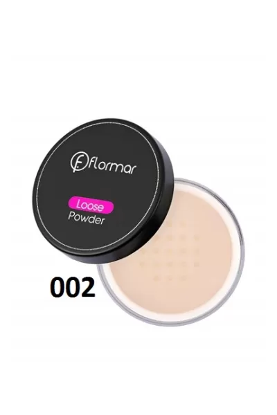 LOOSE POWDER LIGHT SAND 002 فلورمار Flormar پودر بیک 02 Light Sand