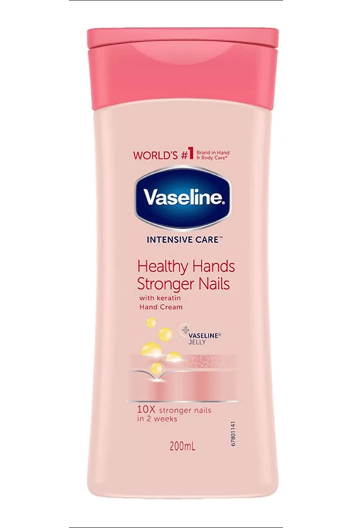 مستحکم کردن ناخن ها در عرض دو هفته مرطوب کننده قوی دست و ناخن حاوی کراتین وازلین Vaseline کرم دست و ناخن ۲۰۰ میل
