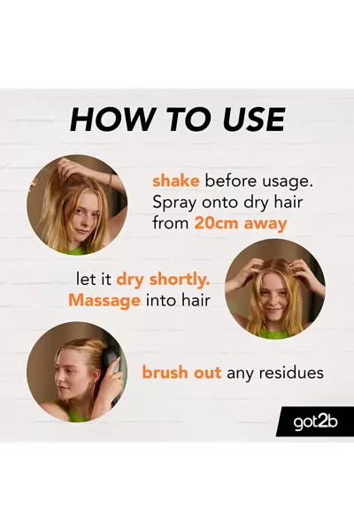 شوارتزکف Schwarzkopf شامپو خشک گات تو بی Got to be