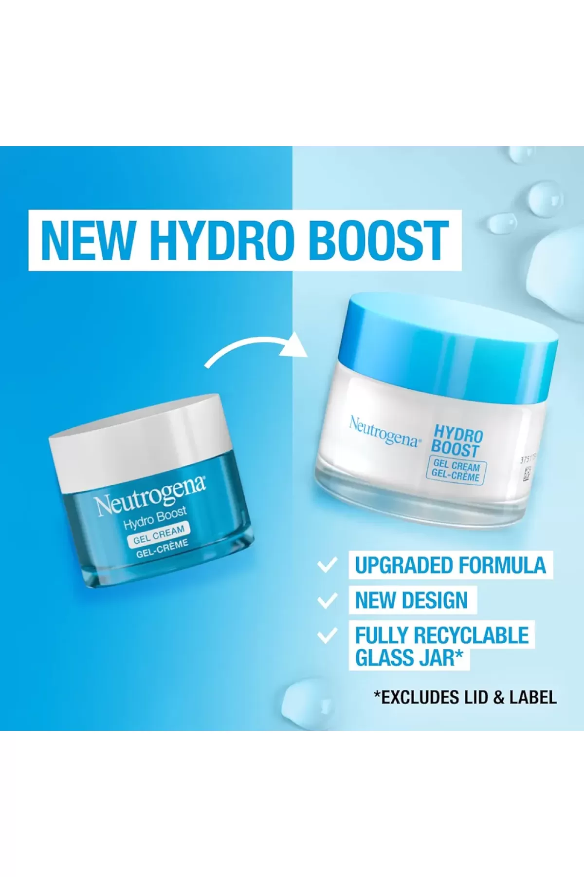 آبرسان و مرطوب کننده قوی جلوگیری از کدری و خستگی پوست بافت سبک و زود جذب نیتروژنا Neutrogena ژل کرم آبرسان مخصوص‌پوست خشک و حساس