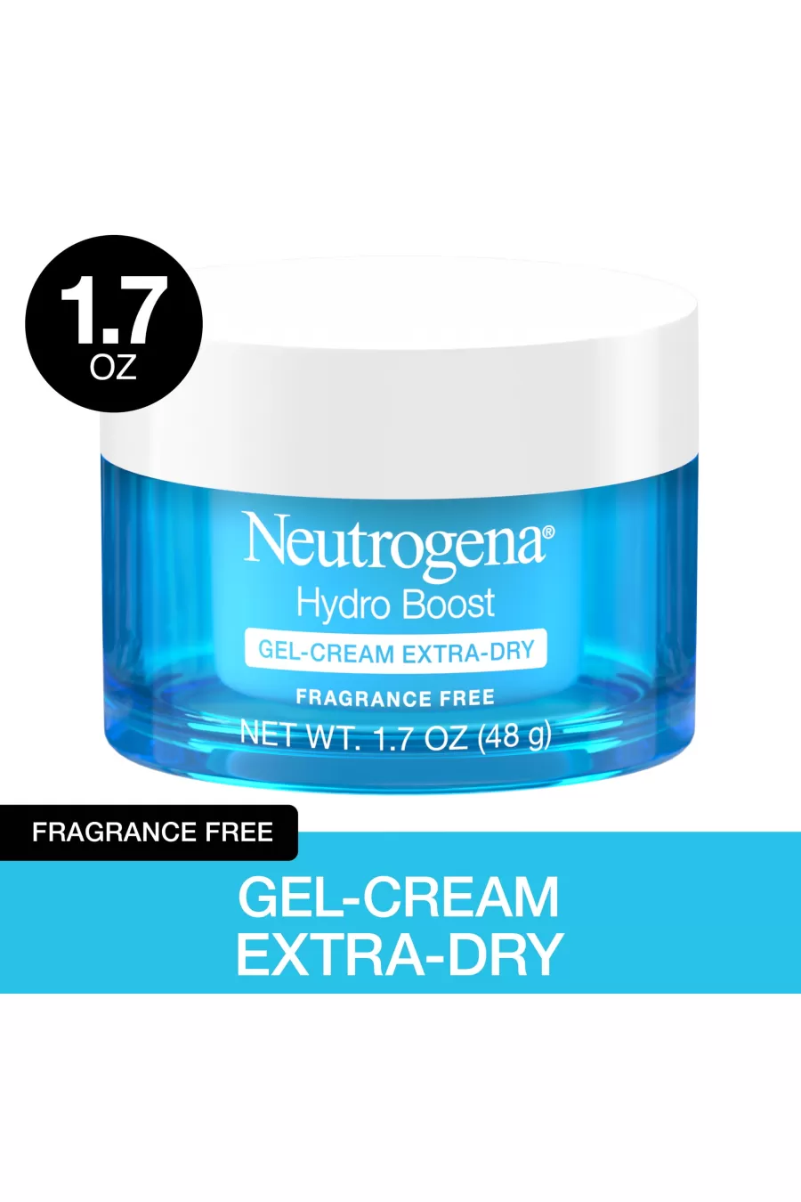 آبرسان و مرطوب کننده قوی جلوگیری از کدری و خستگی پوست بافت سبک و زود جذب نیتروژنا Neutrogena ژل کرم آبرسان مخصوص‌پوست خشک و حساس