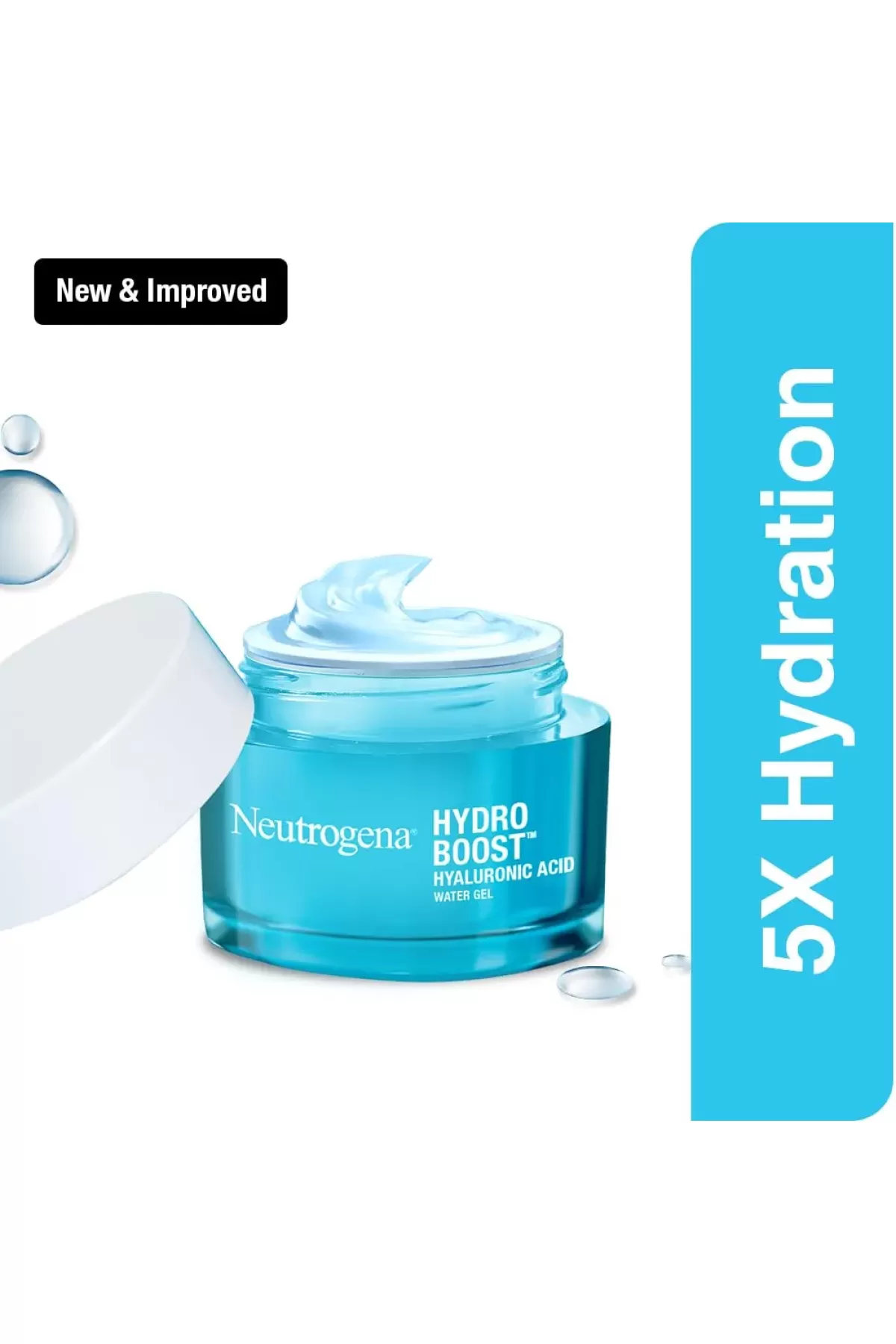 آبرسان قوی رفع خشکی و کم آبی پوست فاقد چربی قابل استفاده قبل از میکاپ نیتروژنا Neutrogena آبرسان واتر ژل مخصوص پوست چرب و مختلط