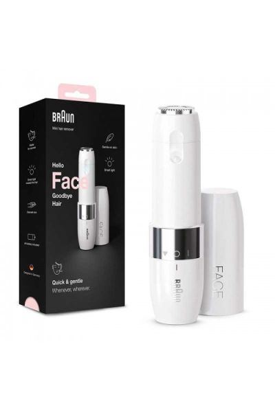 حذف سریع و ملایم مو طراحی کاملا ارگونومیک براون BRAUN ماشین اصلاح موی صورت بانوان