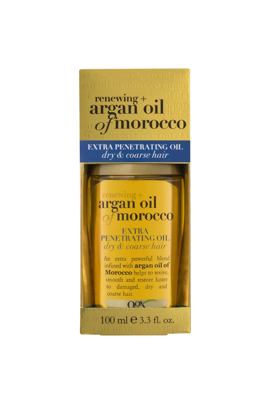 فاقد بوهای شیمیایی دارای خاصیت مرطوب کننده مو روغن آرگان OGX موی خشک دارای بافتی سبک محافظت مو در برابر اشعه آفتاب حاوی ویتامین E و اسید های چرب ضروری دارای خاصیت نرم کننده ضد شوره سر او جی ایکس Ogx روغن آرگان مراکشی مخصوص موی خشک EXTRA PENETRATING OIL