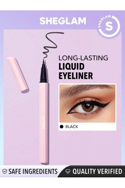ماندگاری بالا بسیار نرم و روان ضدآب و تعریق بدون پخش و ریزش فینیش مات وگان و بدون تست حیوانی فاقد پارابن گلوتن الکل … شیگلم SHEGLAM خط چشم ماژیکی اترنال بیوتی Eternal Beauty