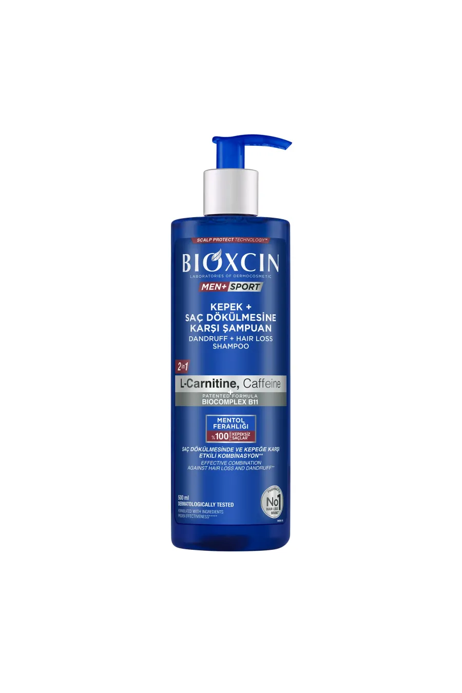 حاوی بیوکمپلکس B11    حاوی کافئین    حاوی ال کارنتین بیوکسین BIOXCIN شامپو ضد شوره و ضد ريزش مردانه حاوي ال كارنتين و كافئين kepek + sac dokulmesine karsi sampuan