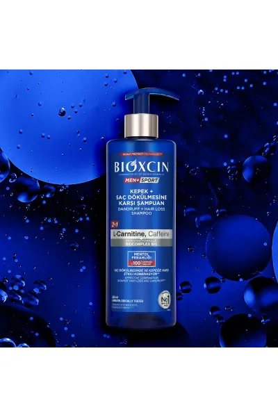 حاوی بیوکمپلکس B11    حاوی کافئین    حاوی ال کارنتین بیوکسین BIOXCIN شامپو ضد شوره و ضد ريزش مردانه حاوي ال كارنتين و كافئين kepek + sac dokulmesine karsi sampuan