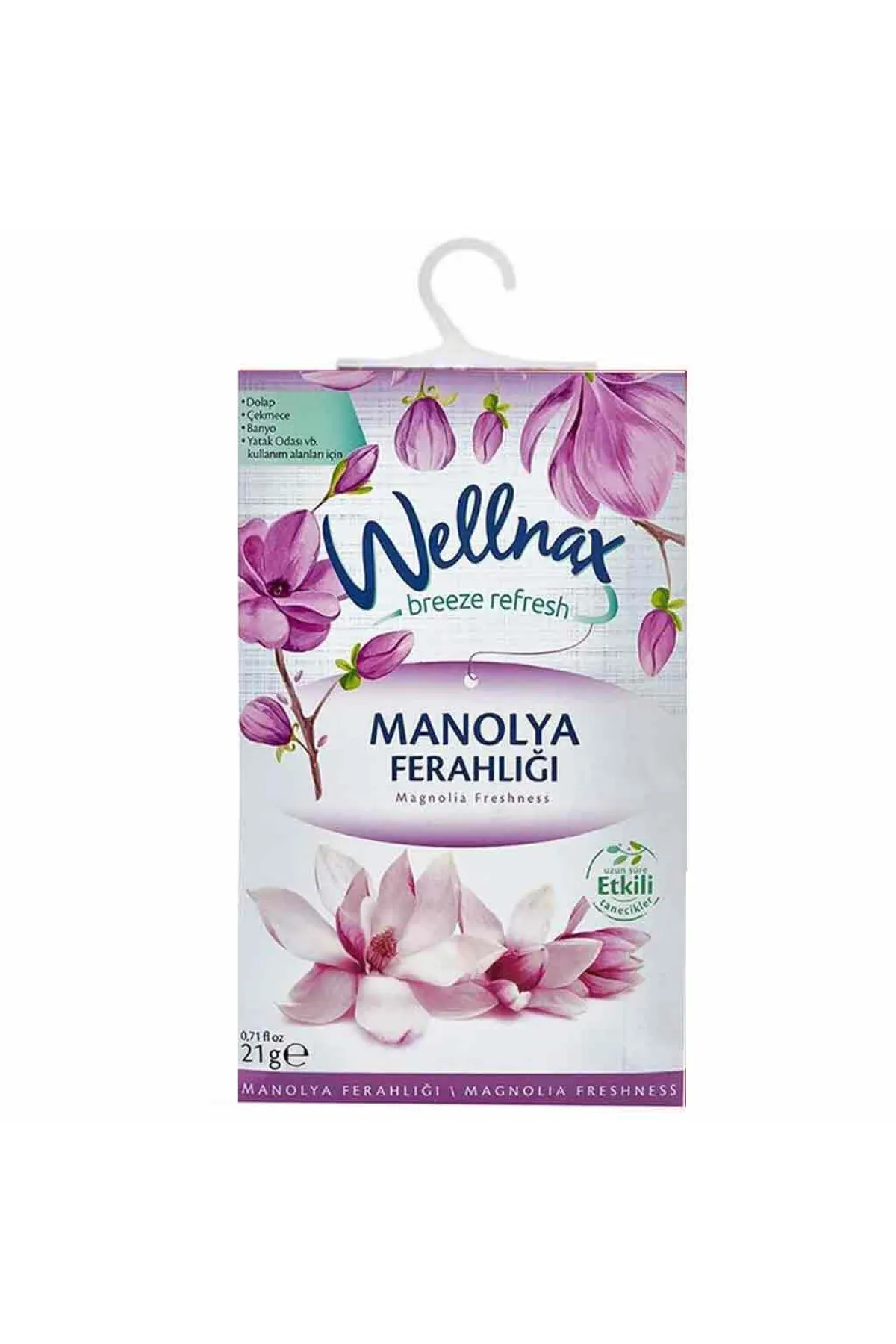 ولناکس Wellnax خوشبو کننده کمد لباس و رخت خواب Manolya ferahligi