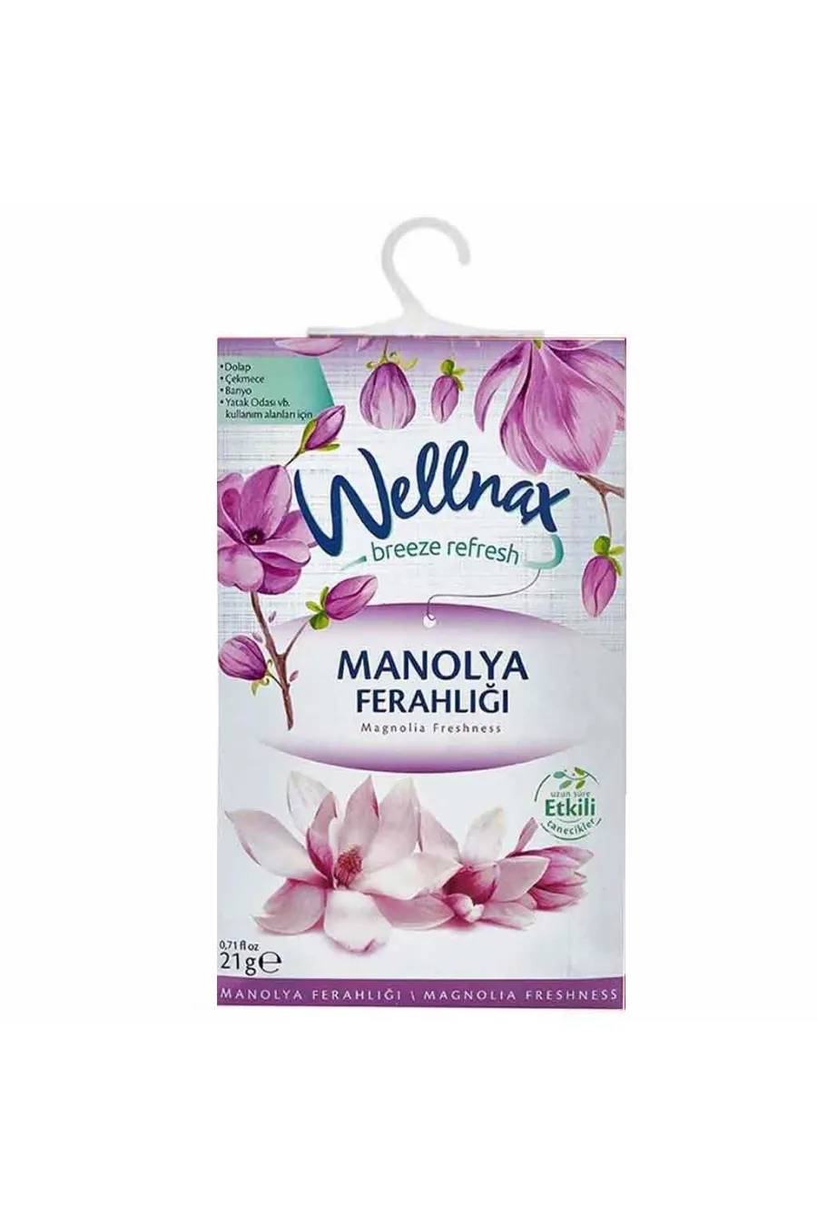 ولناکس Wellnax خوشبو کننده کمد لباس و رخت خواب Manolya ferahligi