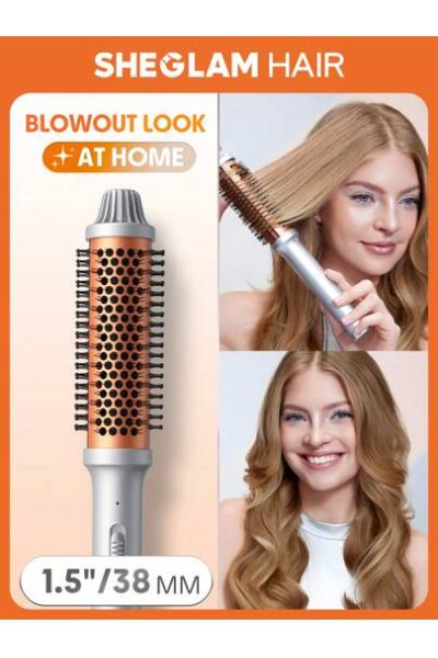توزیع یکنواخت حرارت  افزایش درخشندگی و محافظت از مو  ایجاد موهای صاف و بدون وز  • طراحی ارگونومیک:  دسته راحت برای استفاده طولانی مدت  کنترل کامل بر حالت دهی به موها  • دو سطح دمایی:  مناسب برای موهای نازک و ضخیم  انتخاب دمای مناسب برای جلوگیری از آسیب به شیگلم SHEGLAM برس حرارتی  38میلی متری