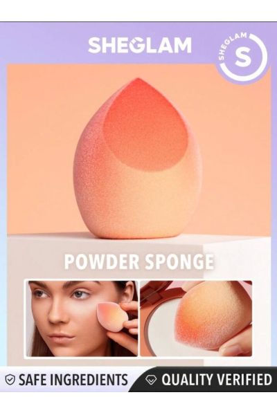 یکدست و محو کننده کرم های آرایشی دارای بافت نرم و انعطاف پذیر دارای نوک مخروطی برای نواحی ظریف دور چشم قسمت پایه پهن اسفنج برای تمام صورت مناسب فید و بلندینگ قابلیت شستشو شیگلم SHEGLAM اسفنج هلویی insta ready