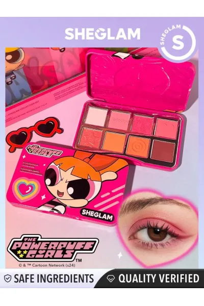 شیگلم SHEGLAM پالت سایه 8 رنگ پاور پاف گرلز