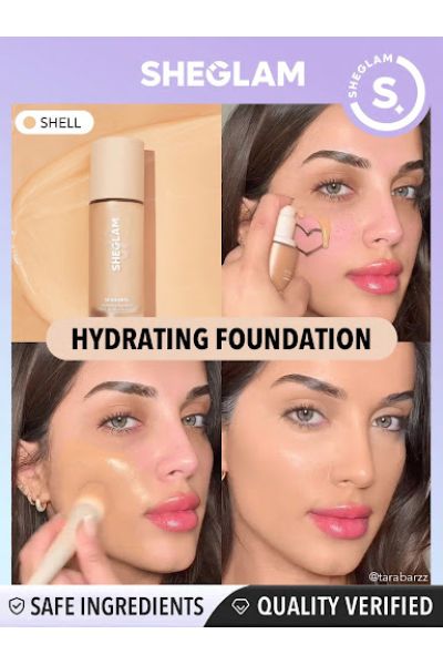 ایجاد درخشندگی و شادابی در پوست ایجاد سطح قابل تنفس برای پوست پوشانندگی طبیعی و کاملا یکدست عدم احساس سنگینی روی پوست  آبرسانی فوق‌العاده بالای پوست جلوگیری از مسدود شدن منافذ فید عالی و راحت روی پوست ماندگاری بالا روی پوست پوشاننده لک پوستی شیگلم SHEGLAM کرم پودر آبرسان پوست خشک Shell