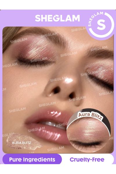 تنها با یک بار کشیدن  ظاهری مرطوب  سبک و درخشان به شما می دهد. با فرمول منحصر به فرد جامد اما ژله‌ای آن  جلوه‌ای فنری  سنگ‌های قیمتی خرد شده و درخششی شیشه‌ای و با طراوت  درست مانند درخشش یک کهکشان  خواهید داشت. شیگلم SHEGLAM سایه استیکی ژله ای Crystal Jelly Glaze Stick AURA BLITZ