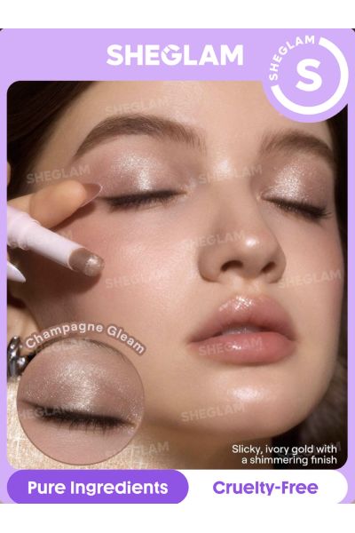 تنها با یک بار کشیدن  ظاهری مرطوب  سبک و درخشان به شما می دهد. با فرمول منحصر به فرد جامد اما ژله‌ای آن  جلوه‌ای فنری  سنگ‌های قیمتی خرد شده و درخششی شیشه‌ای و با طراوت  درست مانند درخشش یک کهکشان  خواهید داشت.125 شیگلم SHEGLAM سایه استیکی ژله ای champagne Glon Crystal Jelly Glaze Stick
