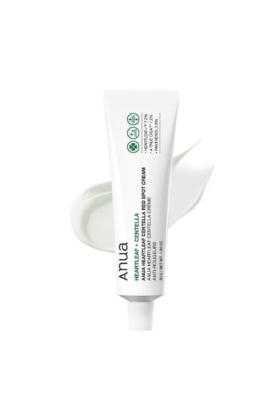 کم‌کردن جای جوش و لک قدیمی با نیاسینامید و ترانگزامیک‌اسید تسکین فوری التهاب و قرمزی با سنتلا آسیاتیکا و ۷٪ قلب‌بری بازسازی پوست حساس با سرامید  پانتنول و آنتی‌اکسیدان بدون جوش زدن  مناسب پوست چرب و مستعد آکنه رطوبت‌رسانی عمیق برای لطافت همیشگی پوست استفا آنوا Anua کرم ضد جوش و لک با عصاره سنتلا red spot cream