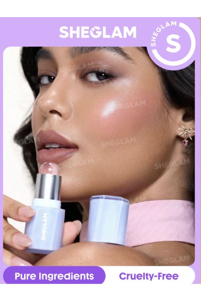 تغییر رنگ هوشمند بر اساس دمای بدن و PH پوست بافت کرمی نرم و سبک برای پخش آسان جلوه طبیعی  براق و شاداب بدون حس سنگینی طراحی استیکی کوچک و قابل‌حمل  مناسب استفاده روزانه و سفر   مناسب برای: انواع پوست – خانم‌ها و دختران جوان فرمولاسیون: وگان  بدون پارابن  شیگلم SHEGLAM رژ گونه استیکی حرارتی PHRESH