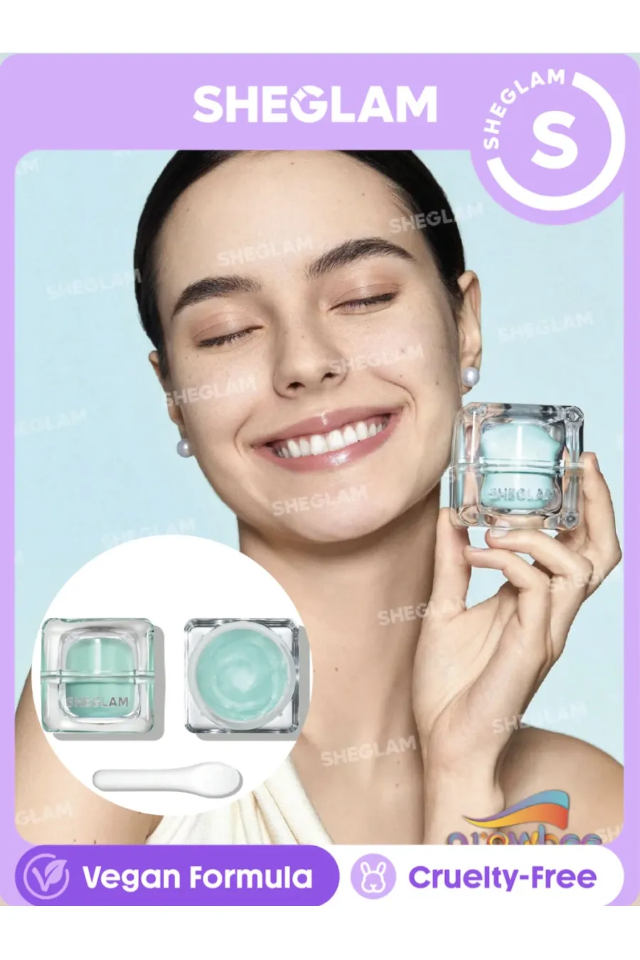 دارای بافت ژلی و بر پایه آب بی رنگ آبرسان و نرم کننده پوست ماندگاری طولانی مدت آرایش صاف و یکنواخت کردن پوست حاوی آب نارگیل و هیالورونیک اسید ایجاد جلوه و فینیش نهایی مات روی صورت پر کننده عمیق منافذ پوست و جلوگیری از ایجاد چربی در هنگام لمس ایجاد احساس خ شیگلم SHEGLAM پرایمر یخی Glacier Glo Smoothing Primer 30G