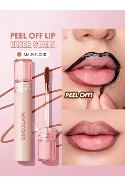فرمول Peel Off منحصر به فرد برای رنگ‌دهی ماندگار و بی‌نیاز از تمدید  رنگ Mauvelous (صورتی یاسی ملایم) مناسب انواع رنگ پوست  احساس سبکی روی لب بدون خشکی یا سنگینی  مقاومت بالا در برابر تعریق  خوردن و نوشیدن  وگان و فاقد گلوتن  بدون هیچ‌گونه تست حیوانی  اید شیگلم SHEGLAM خط لب پیل آف Mauvelous