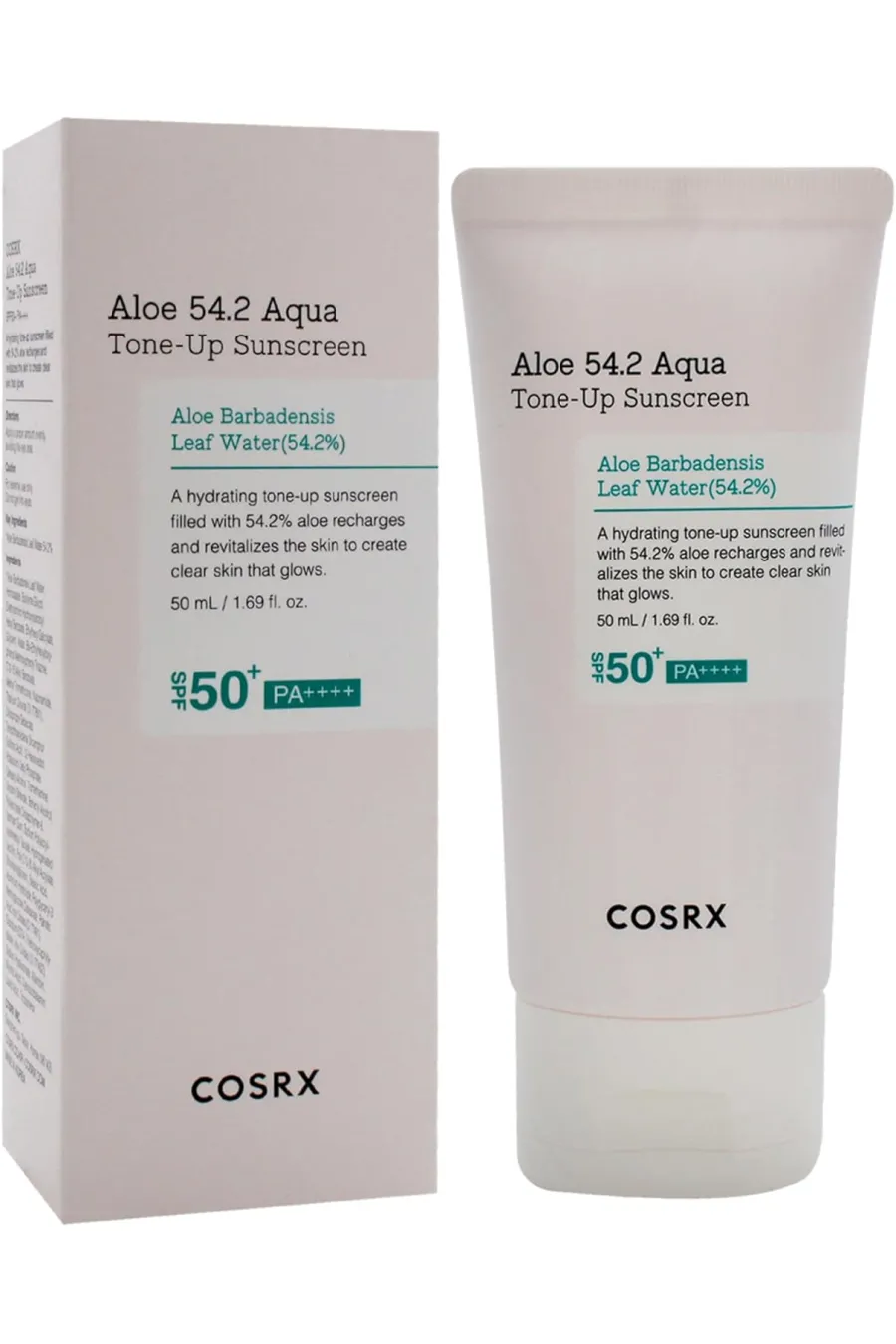 روشن کننده و یکدست کننده پوست  ضد آفتاب تون آپ کوزارکس با SPF 50 و PAبافت سبک و جذب سریع  بدون ایجاد حس چربی  پوست را روشن و یکنواخت کرده و از آن در برابر اشعه‌های مضر آفتاب محافظت می‌کند. کوزارکس COSRX ضد آفتاب آلوئه