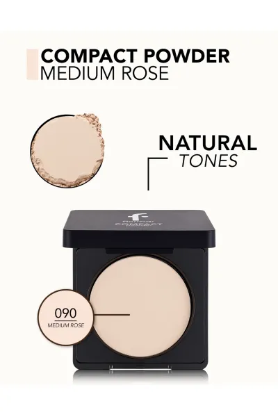 فلورمار Flormar کرم پودر مات فول کاور شماره Medium rose