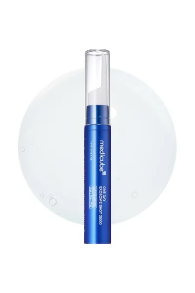 کاهش-قابل-توجه-منافذ-تنها-پس-از-یک-بار-استفاده-قابل-استفاده-روزانه-نفوذ-عمیق-و-افزایش-جذب-مواد-فعال-بافت-سبک-و-جذب-سریع-جلوگیری-از-ایجاد-چین-و-چروک-حاوی-نیاسینامید--PHA--AHA--BHA-و-اگزوزوم‌های-مشتق-از-شیر-تست-شده-توسط-متخصصین-پوست-و-ضد-حساسیت-لایه-برداری-مدی-کیوب-Medicube-سرم-اگزوزوم-شات-25000-One-Day-Exosome-Shot-25000