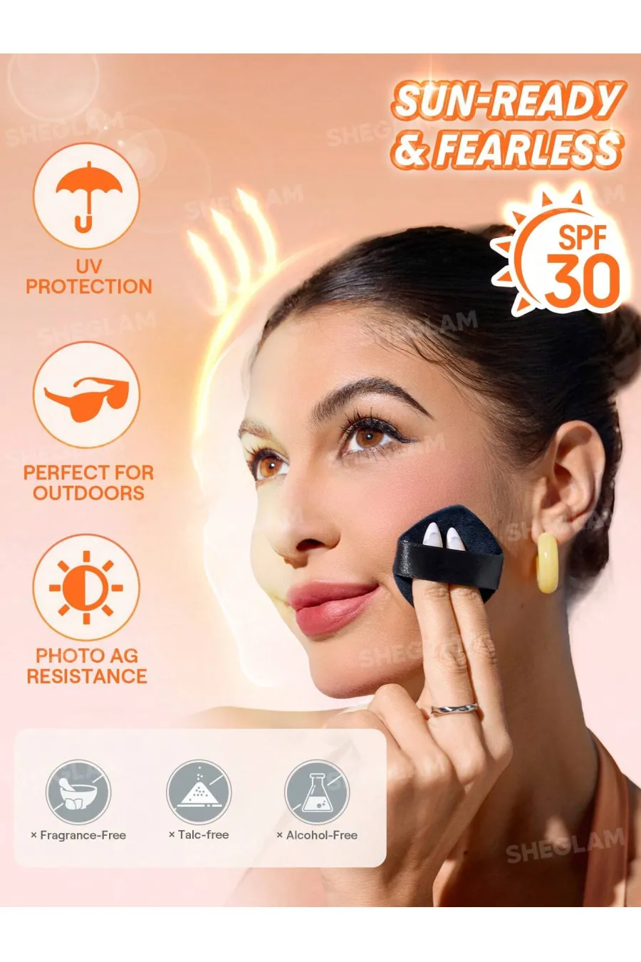 پودر فیکس فشرده شیگلم دارای SPF30 با فینیش مات و طبیعی تثبیت کننده آرایش جهت جلوگیری از اکسید شدن و تغییر رنگ آرایش کنترل کننده چربی پوست  کاهش براقیت پوست در طول روز دارای عملکرد Blur Effect برای محو کردن ظاهر منافذ و ناهمواری‌ بافت پوست محافظت روزانه از پوست در برابر آفتاب و پیشگیری از ماسیدگی کرم پودر بافت سبک  بدون ایجاد کیکی شدن ایجاد پوستی صاف و مخملی با فینیشی طبیعی مناسب برای بیکینگ و فیکس نهایی آرایش  ایده‌ آل برای انواع پوست شیگلم SHEGLAM پودر فیکس فشرده حاوی spf30 Natural linen