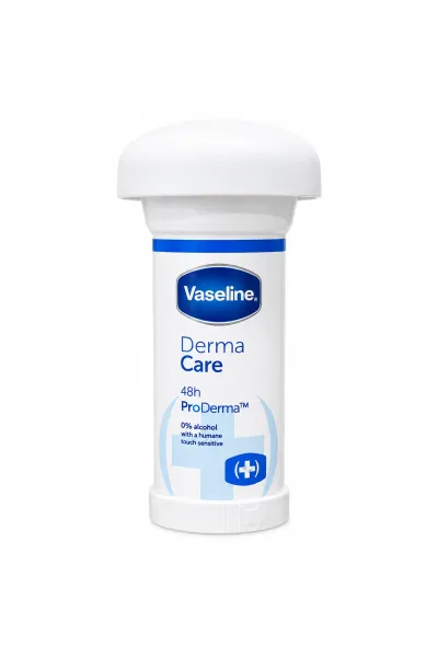 محافظت-قدرتمند-۴۸-ساعته--فناوری-تخصصی-مراقبت-پوست-(ProDerma)--حاوی-ترکیبات-نرم‌کننده-وازلین-فرمولاسیون-سازگار-با-پوست‌های-حساس-جذب-سریع-و-بدون-احساس-چسبندگی--عدم-ایجاد-لک-روی-لباس--دارای-رایحه-ملایم-و-دلپذیر--کمک-به-تسریع-روند-ترمیم-پوست-وازلین-Vaseline-مام-قارچی-Derma-care