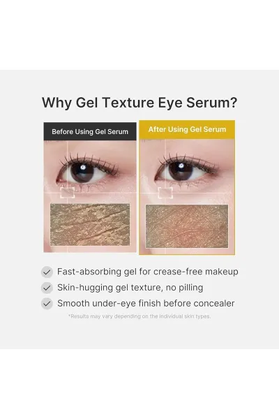 ژل سرم دور چشم روشن کننده مدی کیوب حاوی کوجیک اسید و زردچوبه آبرسانی دور چشم  حفظ رطوبت و شادابی پوست حساس اطراف چشم کمک به روشن و یکدست شدن پوست دور چشم  جوانسازی دور چشم از بین برنده پف زیر چشم  کاهش دهنده خستگی اطراف چشم بافت ژل سرمی با جذب سریع  بدون مدی کیوب Medicube ژل سرم دور چشم روشن کننده