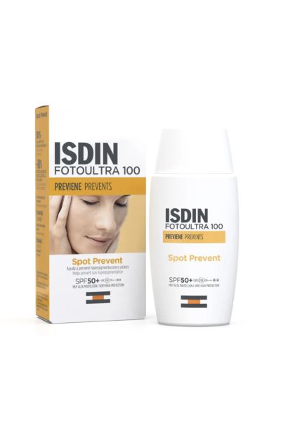 ضد آفتاب فوتو اولترا 100 ایزدین SPF50 با عملکرد ویژه ضد لک  محافظت بسیار بالا SPF 50+ با پوشش گسترده در برابر اشعه‌ های UVA و UVB پیشگیری از ایجاد لک‌ های ناشی از آفتاب و جلوگیری از تشدید هایپرپیگمنتیشن اصلاح و یکنواخت شدن ظاهر رنگ پوست با عملکرد از بین برنده لک و تیرگی پوست بافت فلوئید سبک و زودجذب بدون ایجاد حس سنگینی روی پوست مناسب برای انواع پوست  به‌ ویژه افراد مستعد ملاسما و لک‌ های ناشی از آفتاب ایزدین ISDIN ضد آفتاب فوتو اولترا 100