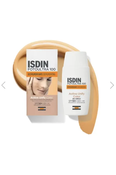 حاوی-ترکیبات-ضد-لک-برای-کاهش-لک‌های-پوستی.-حاوی-SPF50+-برای-محافظت-از-پوست-در-برابر-اشعه‌های-مضر-آفتاب.-تهیه-شده-از-بهترین-مواد-اولیه-ایجاد-حس-طراوت-و-شادابی-در-پوست-مناسب-برای-استفاده-روزانه-محافظت-کامل-از-پوست-و-کاهش-لک‌های-پوستی.-پوشش-رنگی-ملایم-برای-جلوگیری-از-ایجاد-لک.-آبرسانی-پوست-با-بافت-سبک-و-جذب-سریع.-مناسب-انواع-پوست--مقاوم-در-برابر-آب.-ایزدین-ISDIN-کرم-ضد-آفتاب-و-ضد-لک-رنگی-اکتیو-یونیفای